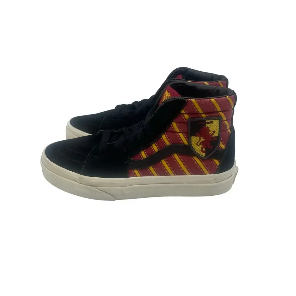 VANS x Harry Potter Gryffindor Red Gold Sk8 Hi Shoes Kids Youth 1